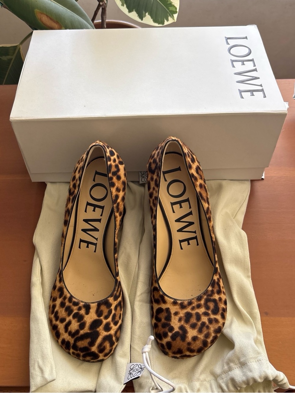 Loewe Callie Pump - Leopard Print